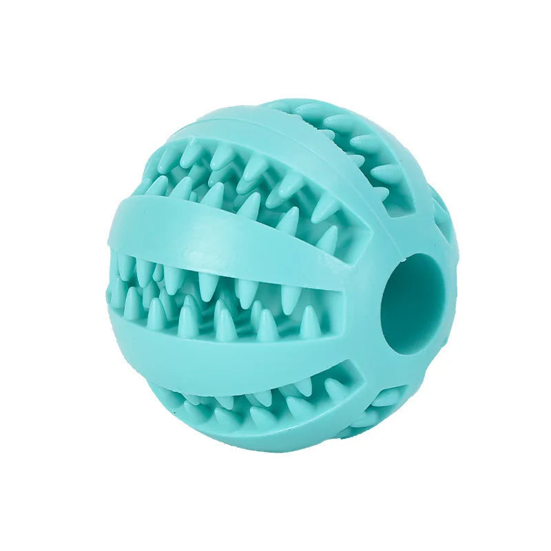 Dog Toy Ball Can Leak Food Bouncy Ball Rubber Dogs Molar Toys Balls Bite Resistant Pet Teeth Cleaning Toy Dog Accessories