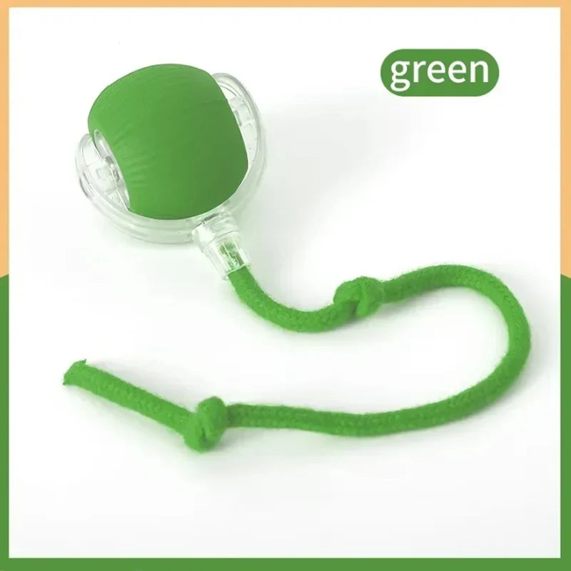 Self-satisfied cat toys that can be bitten by long-lasting smart cat balls automatically avoid pets with ropes and jump balls