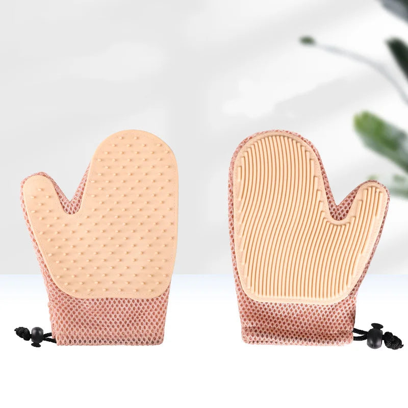 Cat Grooming Gloves Shedding Dog Bath Deshedding Brush Hair Comb Silicone For Accessories Pet