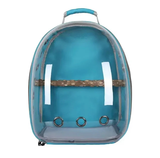 New Bird Carrier Small Pet Travel Bag for Small Parrot Lightweight Portable Backpack Transparent Pet Bird Cage