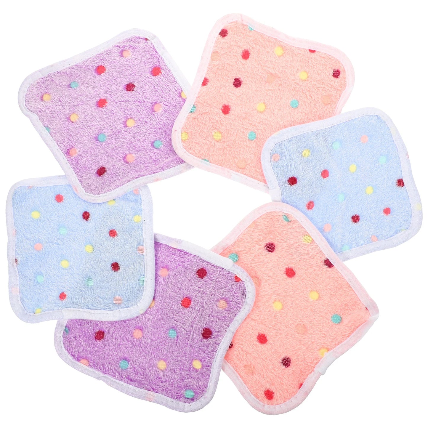 6pcs Pet Blanket Coral Fleece Small Animal Sleeping Mat For Hamster Guinea Pig Ferret Squirrel Warm Compact Cage Liner Bed