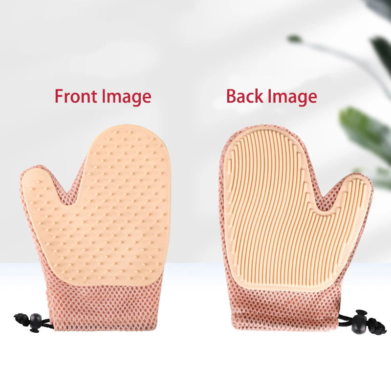 Cat Grooming Gloves Shedding Dog Bath Deshedding Brush Hair Comb Silicone For Accessories Pet